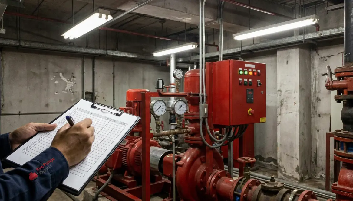 AS 1851 fire pump maintenance