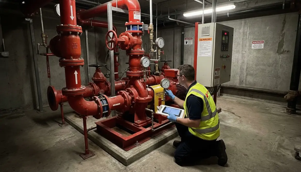 AS 2941 fire pump testing