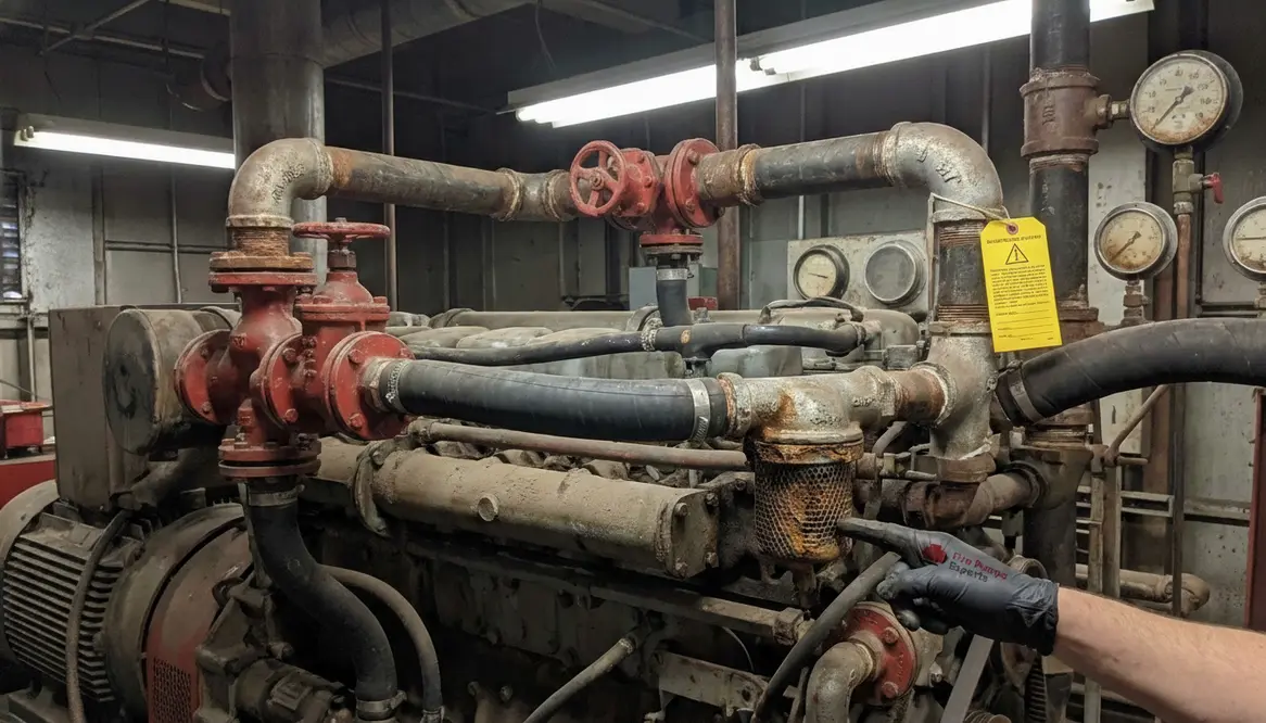 diesel fire pump cooling system, diesel fire pump maintenance