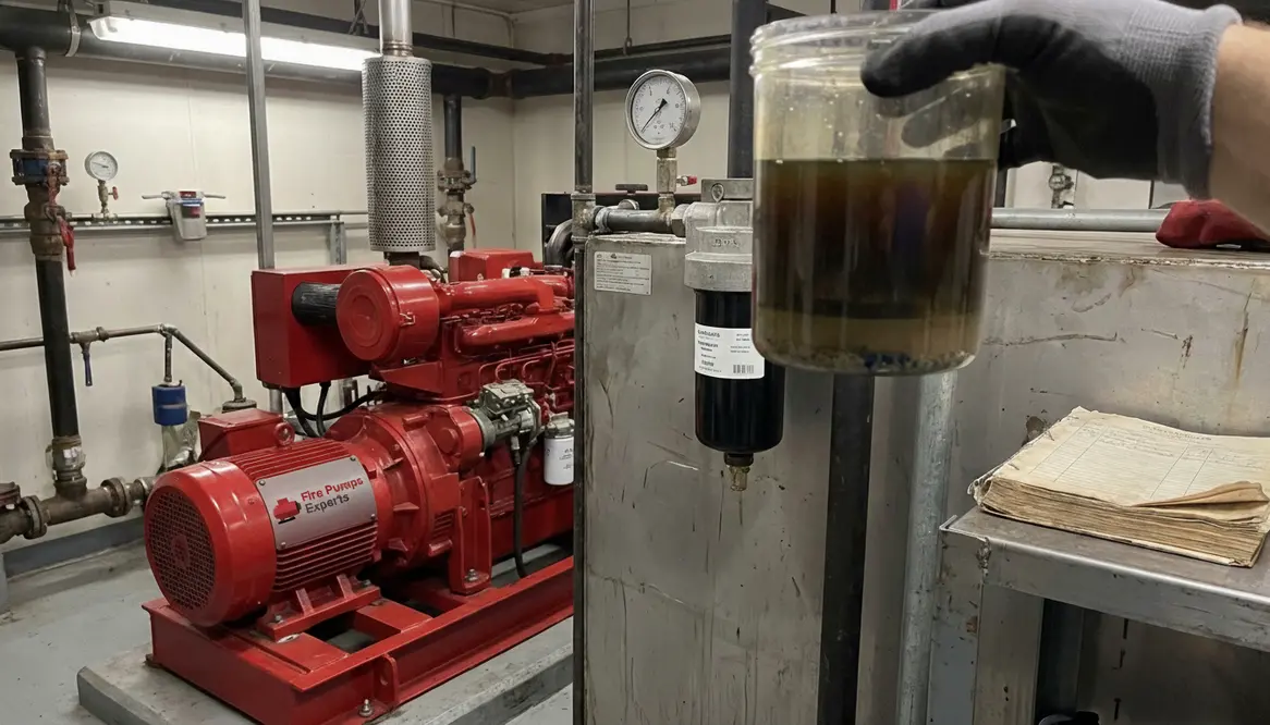 diesel fire pump fuel, fire pump fuel tank, diesel fire pump maintenance