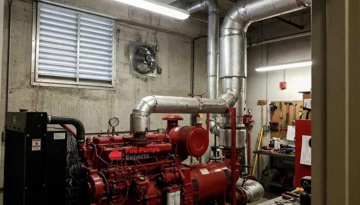 diesel fire pump room exhaust requirements