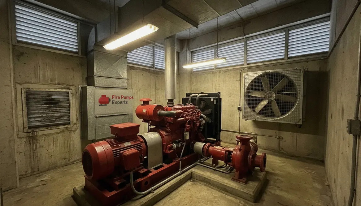 diesel fire pump room ventilation requirements