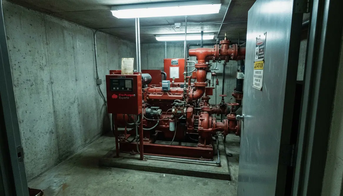 downtown los angeles fire pump room requirements