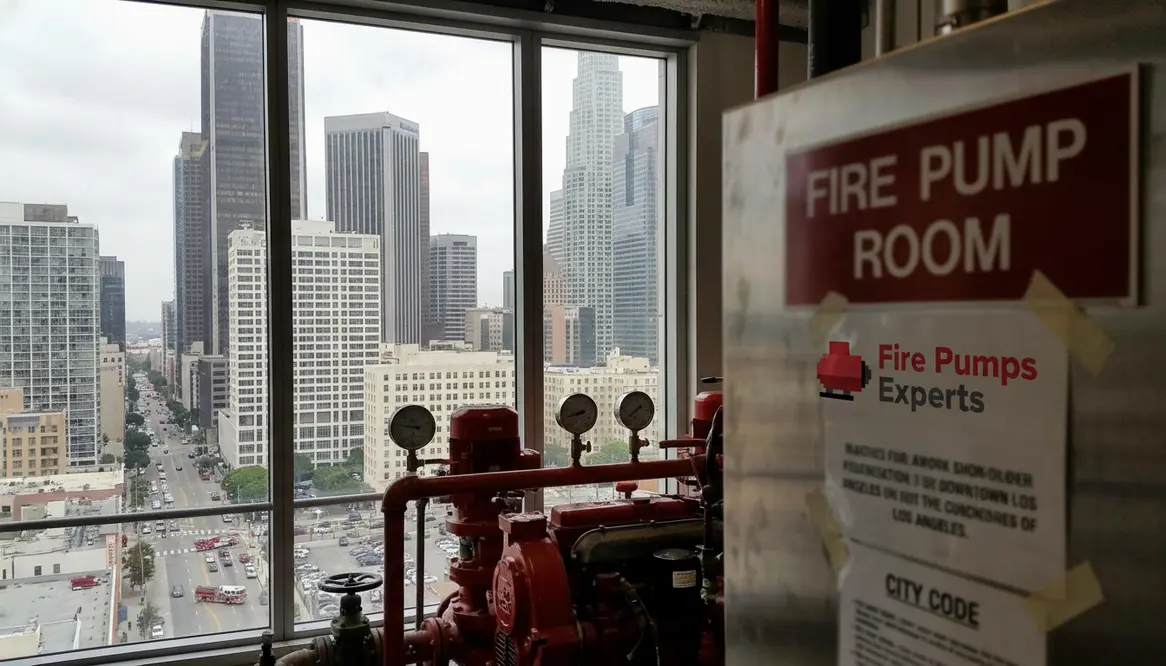 downtown los angeles high rise fire pump requirements