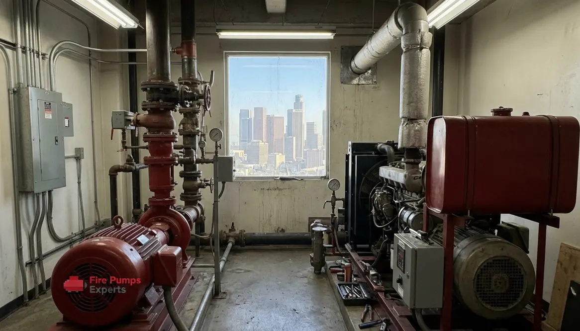 electric vs diesel fire pump commercial buildings