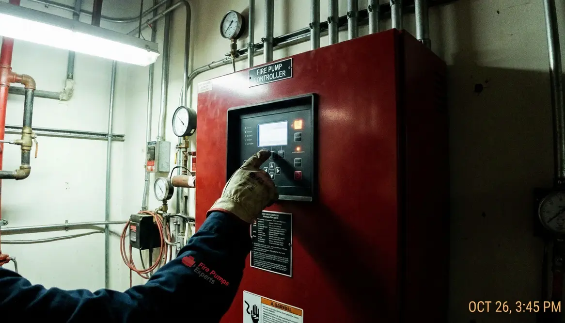 fire pump controller alarms, fire pump troubleshooting, fire pump controller