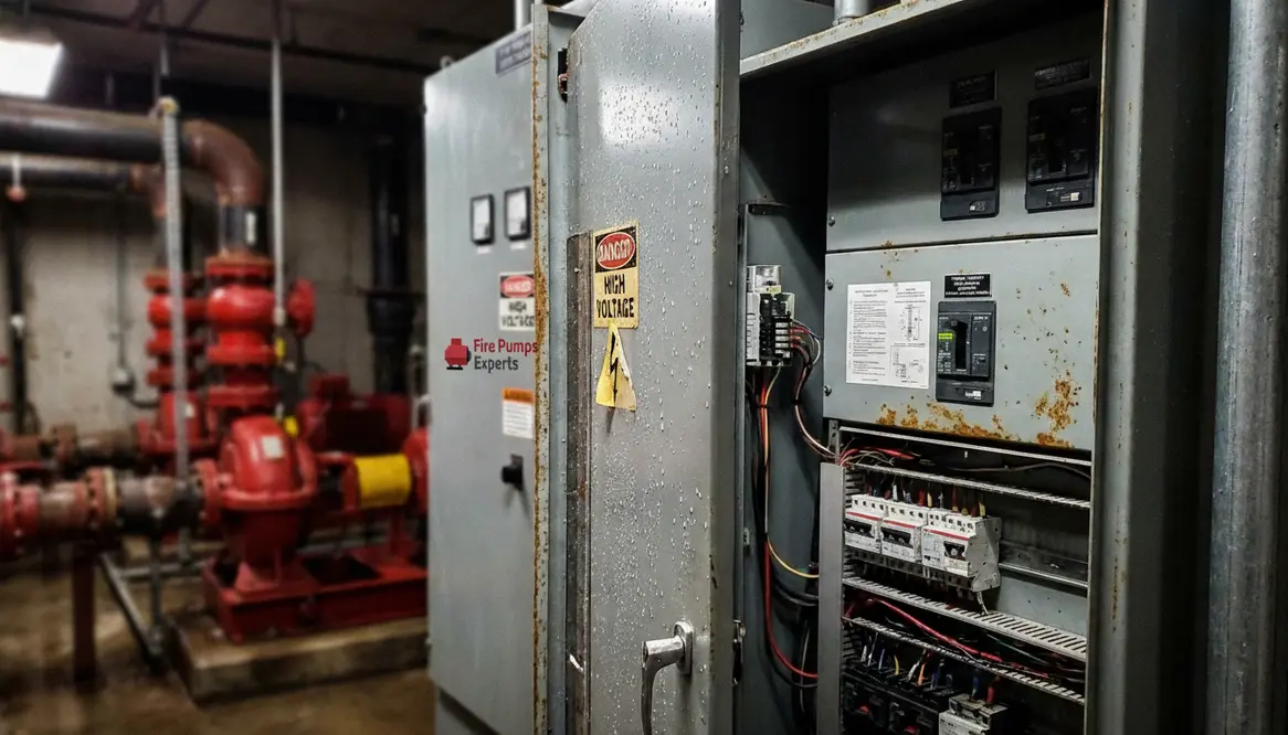 fire pump controller, electrical condensation, fire pump room