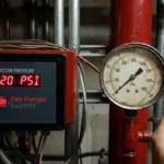 fire pump controller, fire pump pressure, pressure gauge