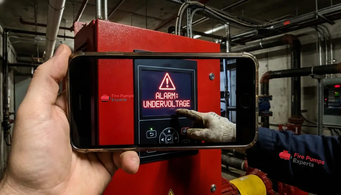 fire pump controller, undervoltage, electric fire pump