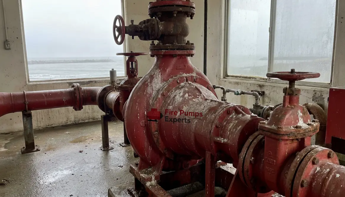 fire pump corrosion, fire pump maintenance, coastal fire protection