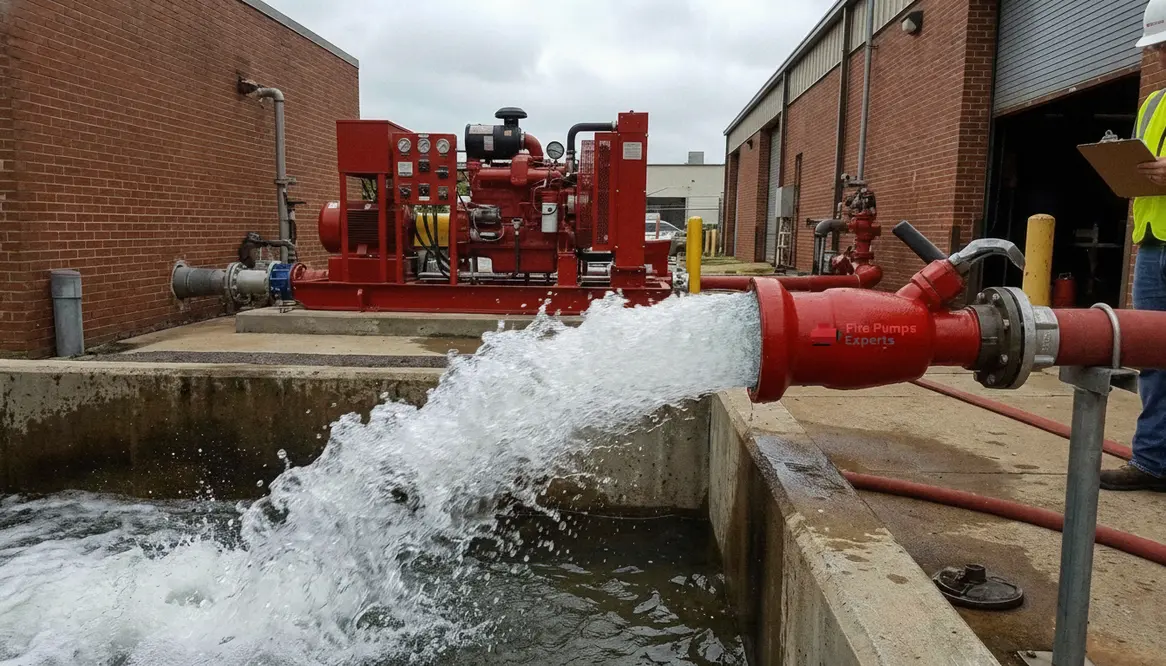 fire pump flow test