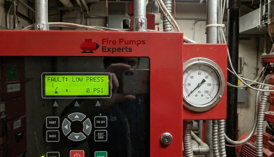 fire pump pressure sensor, fire pump controller, pressure transducer