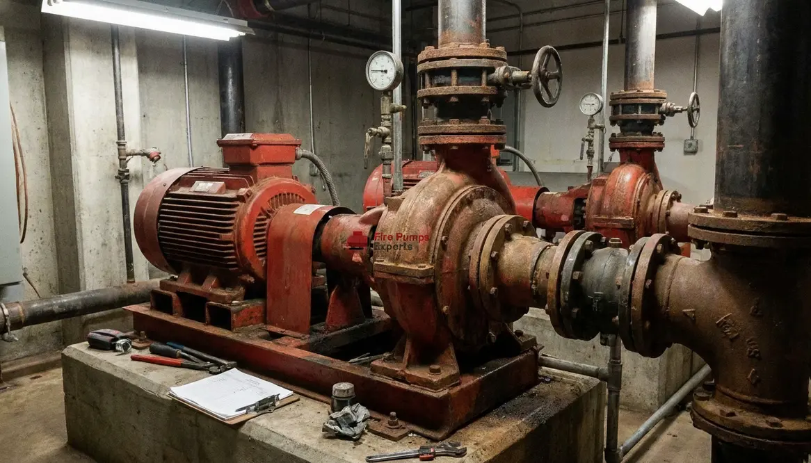 fire pump repair, fire pump replacement, fire pump rebuild