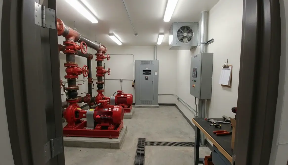 fire pump room design requirements