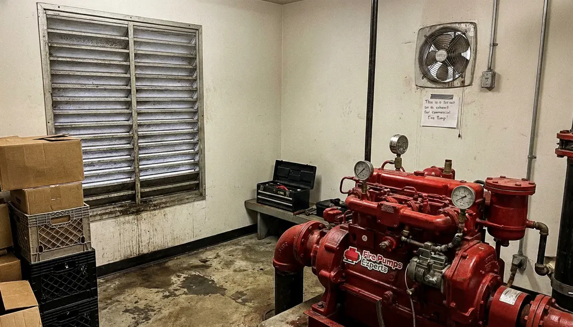fire pump room ventilation compliance mistakes