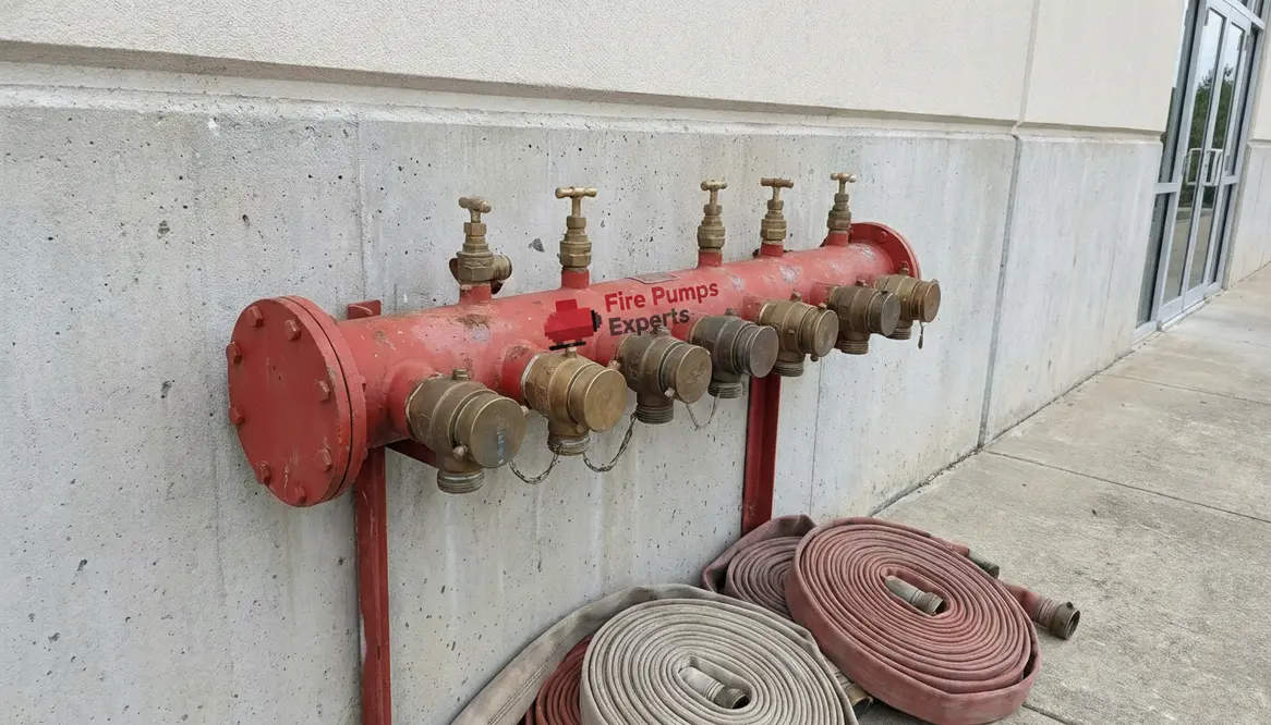 fire pump test header