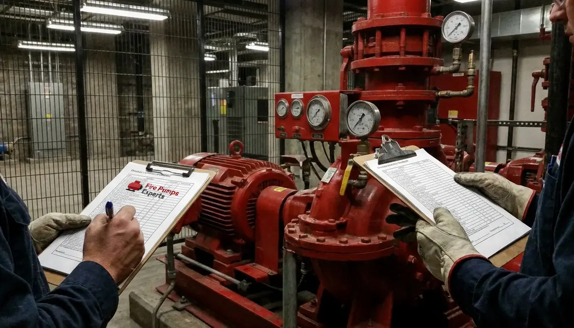 fire pump testing checklist los angeles commercial buildings