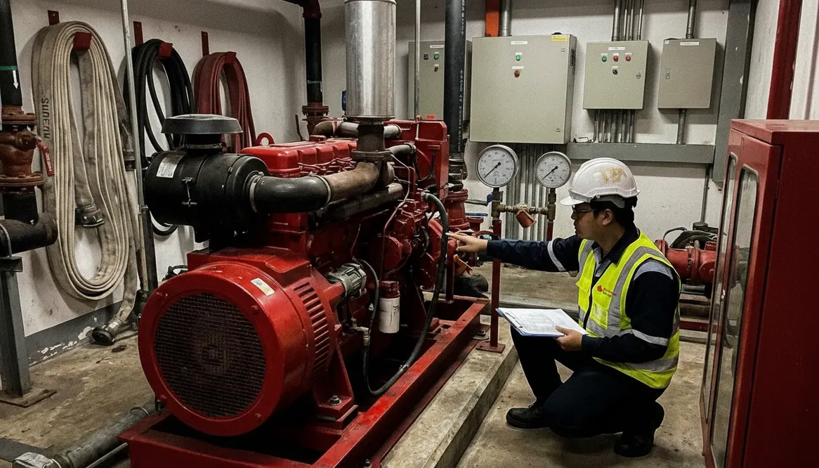 fire pump testing frequency