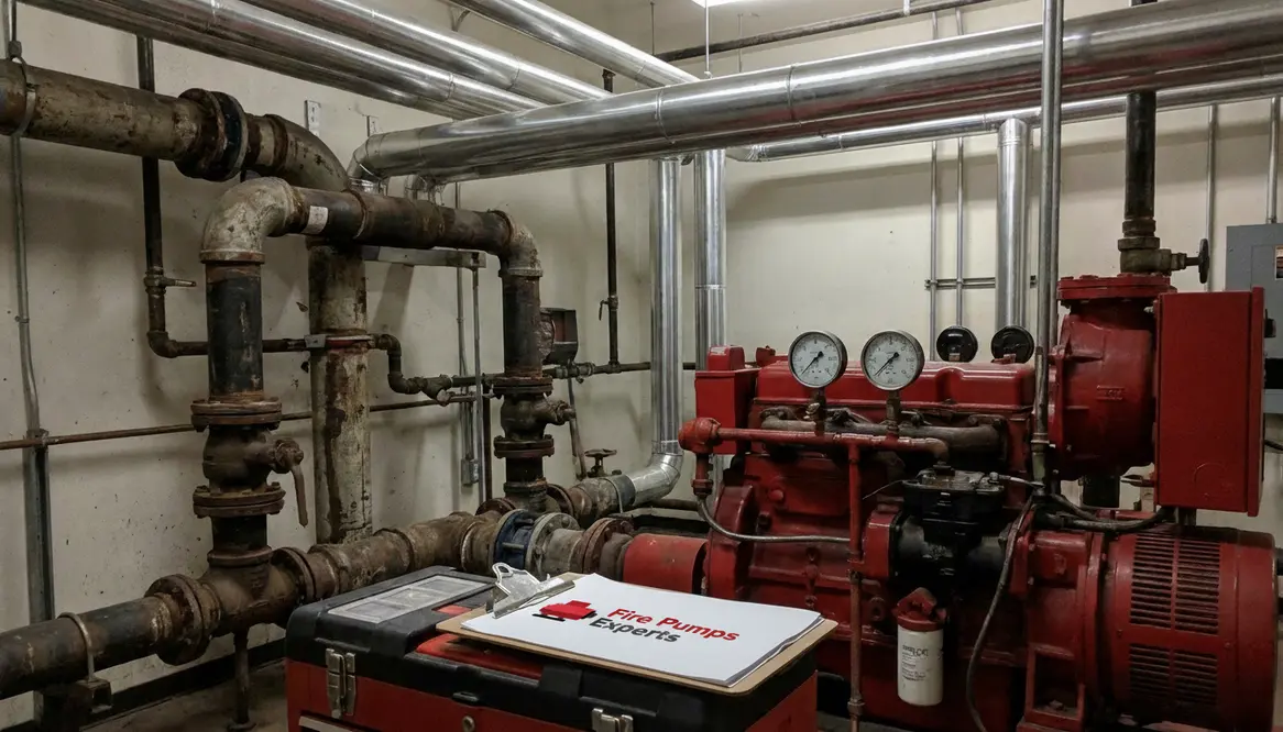 fire sprinkler system expansion, fire pump capacity, fire pump sizing