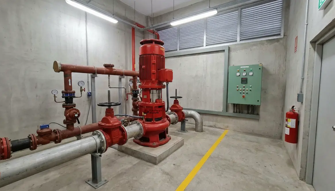 hotel fire pump room requirements