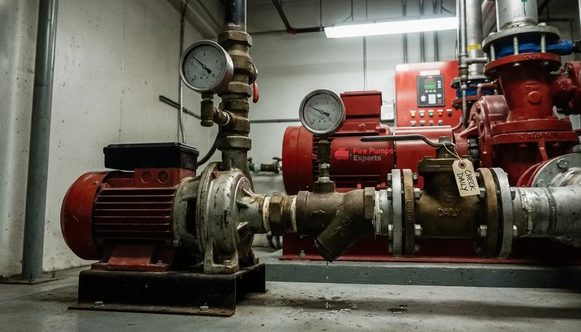 jockey pump overheating, jockey pump problems, jockey pump maintenance