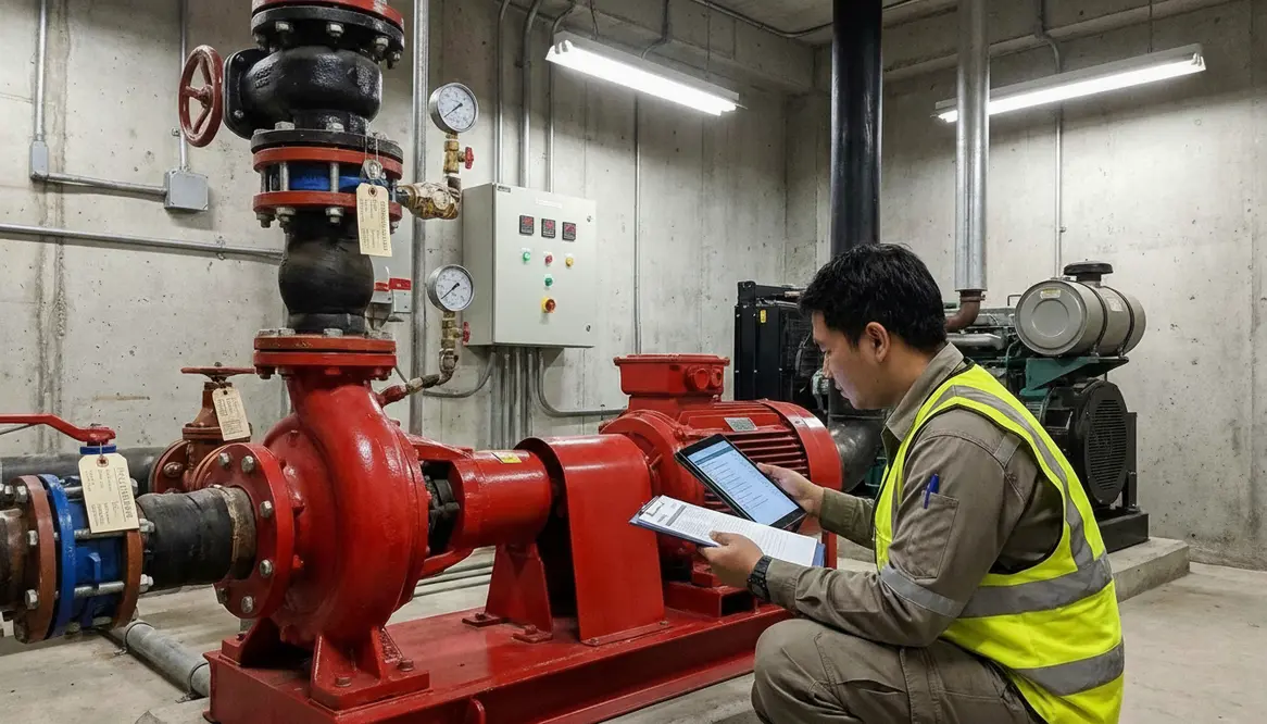 monthly fire pump testing