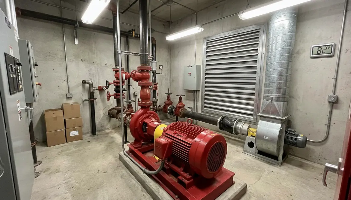 nfpa 20 fire pump room ventilation requirements