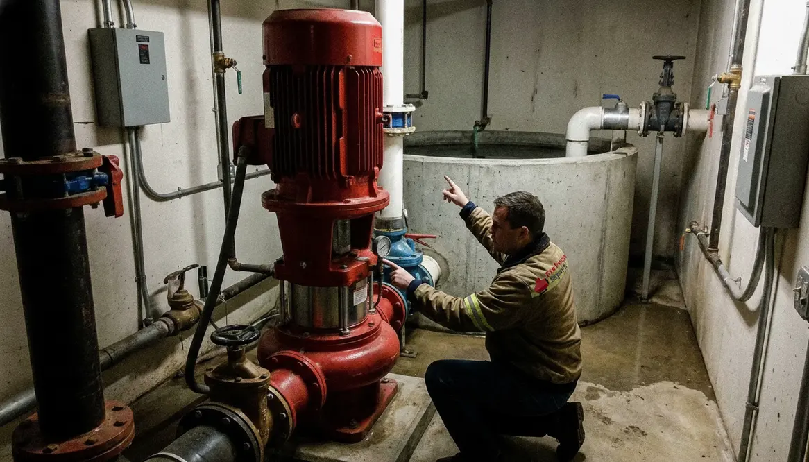 vertical turbine fire pump troubleshooting, fire pump water supply