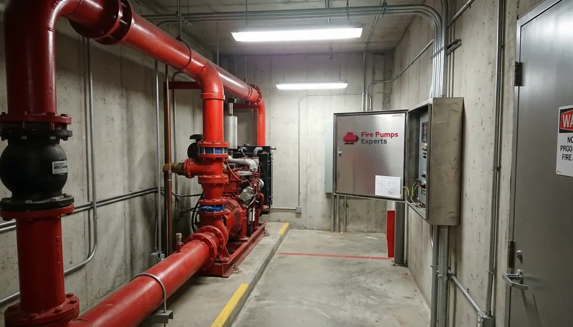 warehouse fire pump room requirements