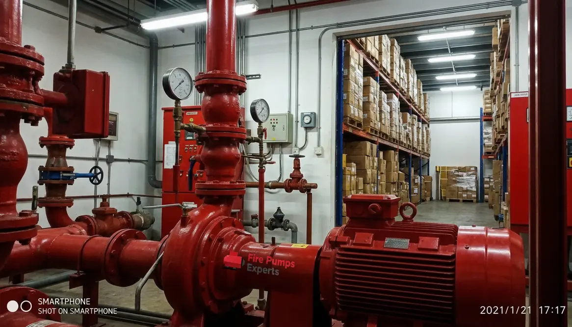 warehouse fire sprinkler requirements, fire pump capacity, high piled storage