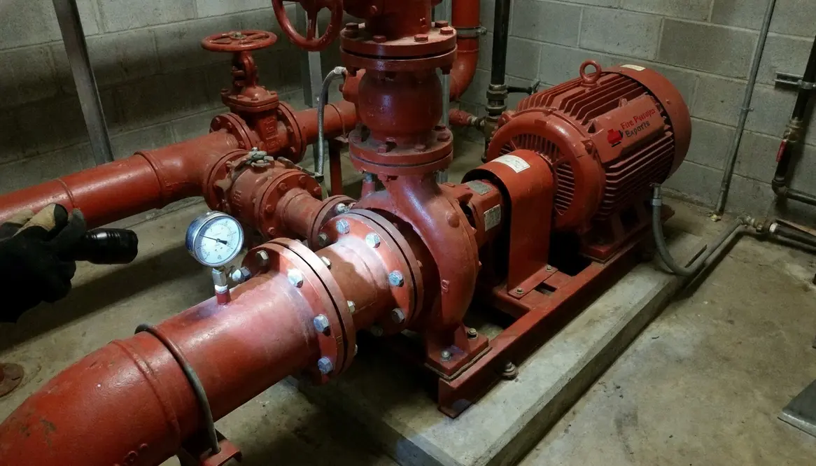 air in fire pump