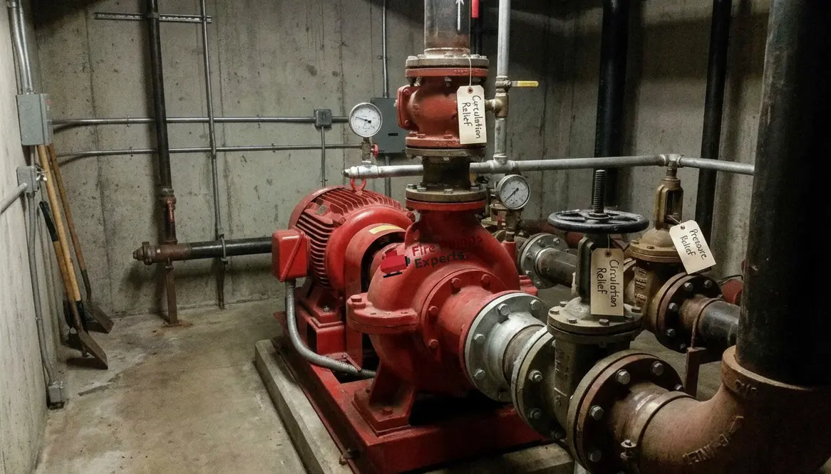 circulation relief valve, fire pump relief valve, NFPA 20 fire pump