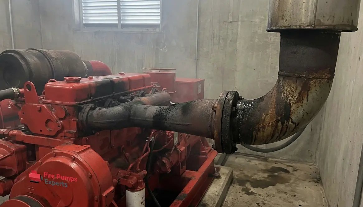 diesel fire pump exhaust, fire pump room ventilation, diesel fire pump