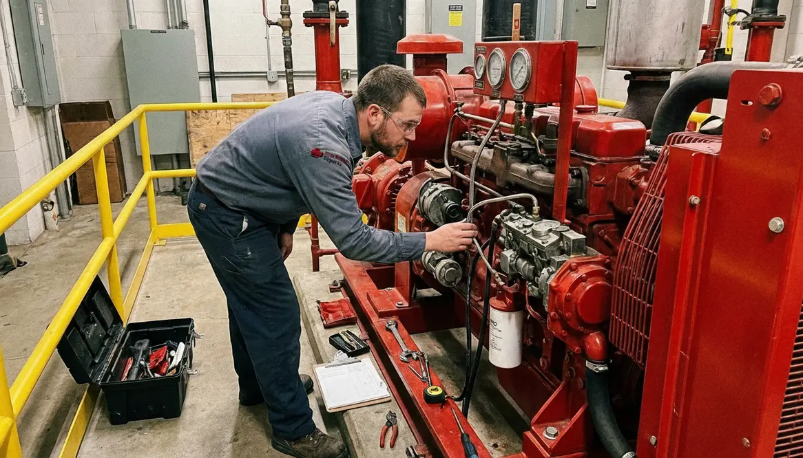 diesel fire pump rpm fluctuating