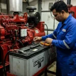 diesel fire pump will not start on battery 1