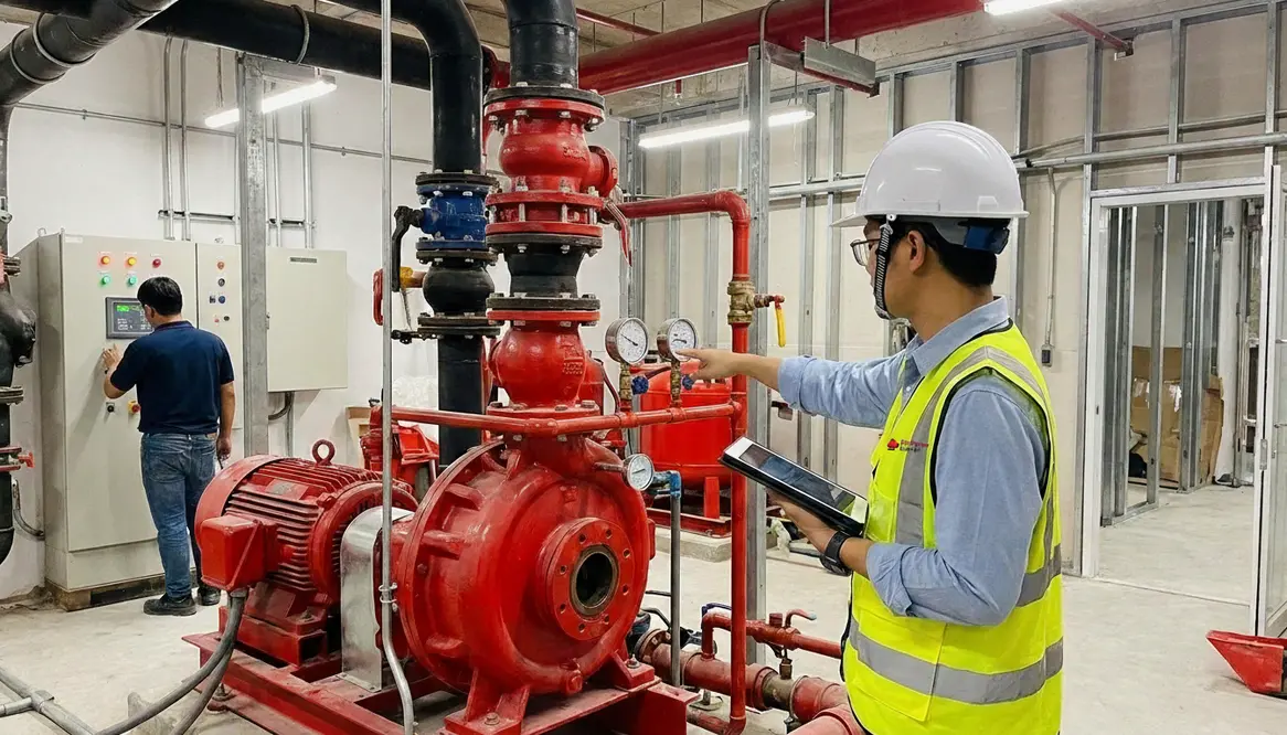 fire protection system commissioning