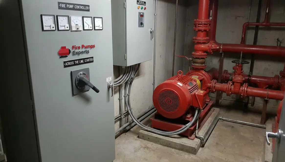 fire pump across the line starter