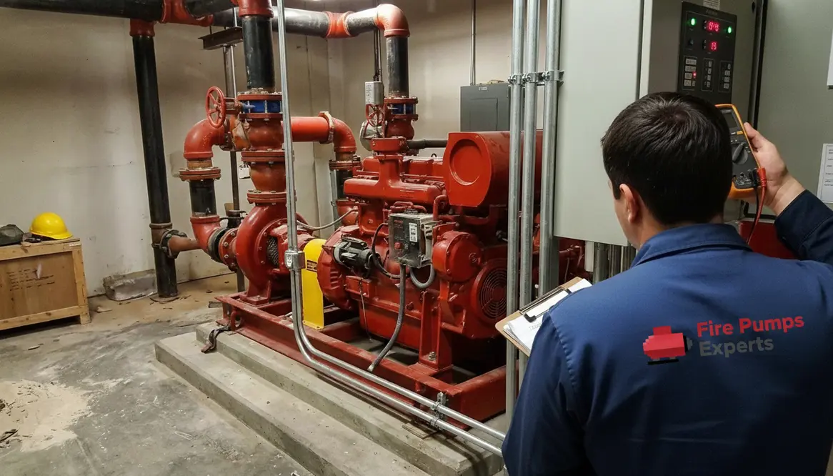 fire pump commissioning, fire pump testing, fire pump requirements