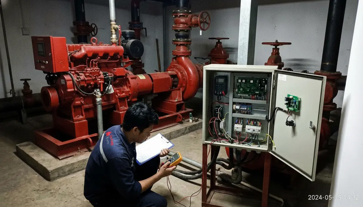 fire pump controller replacement, fire pump testing, fire pump controller