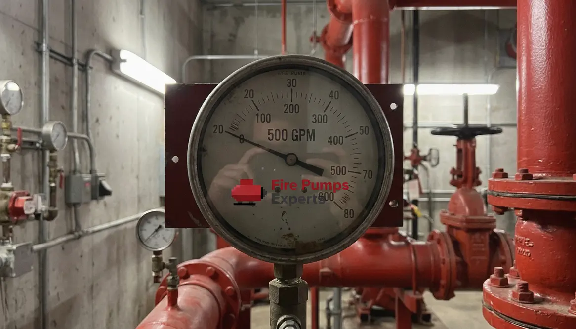 fire pump flow meter not reading correctly