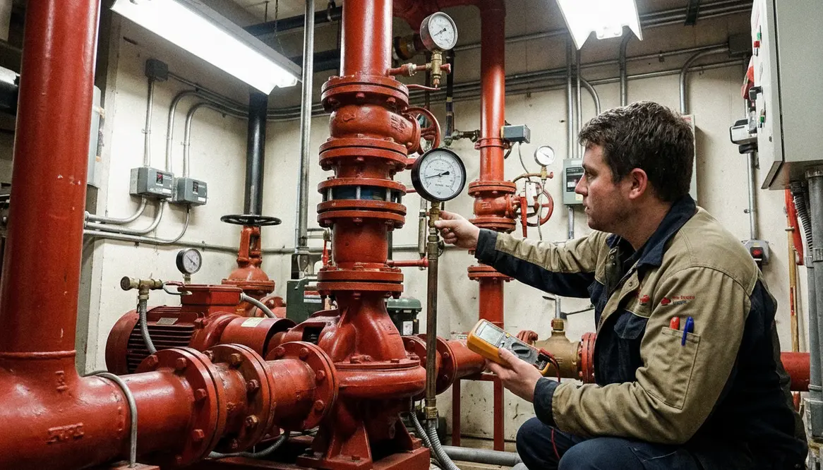 fire pump flow meter reading too low