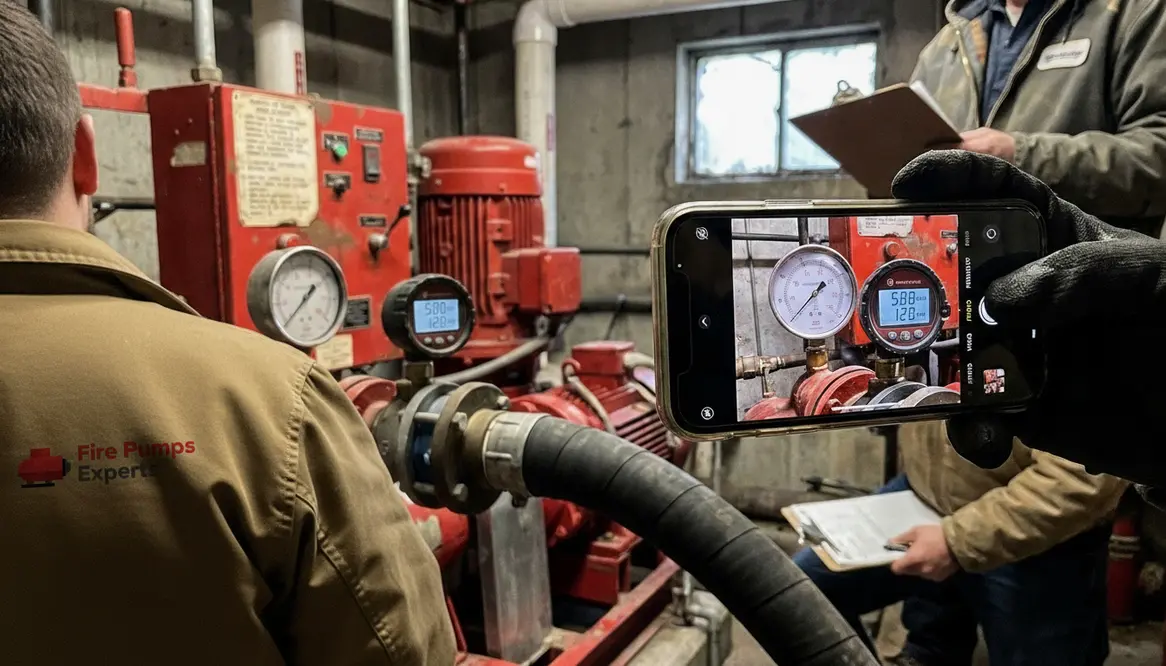 fire pump flow meter test