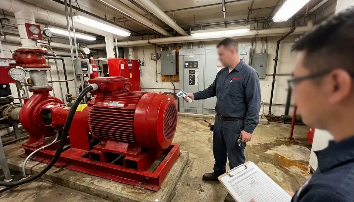 fire pump motor overheating, electric fire pump, fire pump troubleshooting