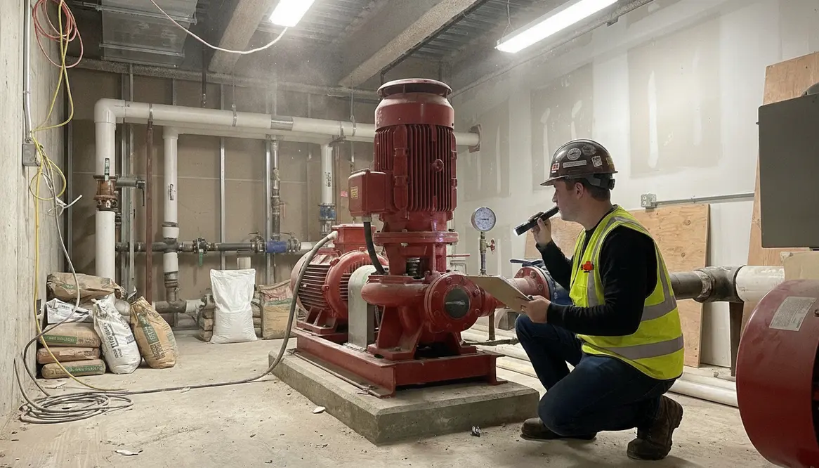 fire pump performance changed after building renovation