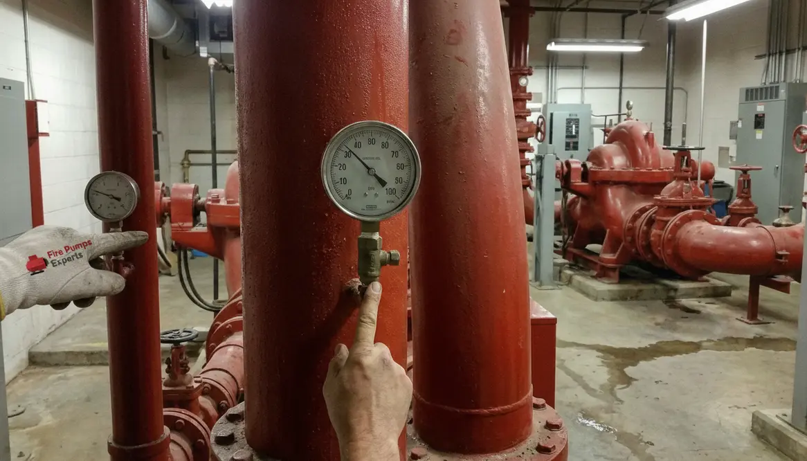 fire pump pipe size