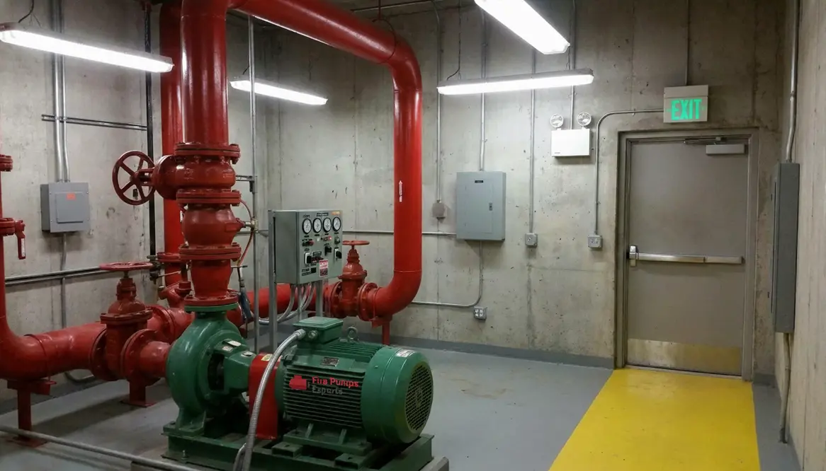 fire pump room lighting requirements