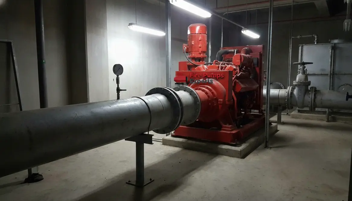 fire pump suction air pocket