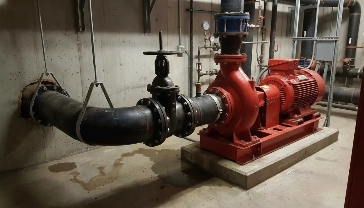 fire pump suction pipe sizing
