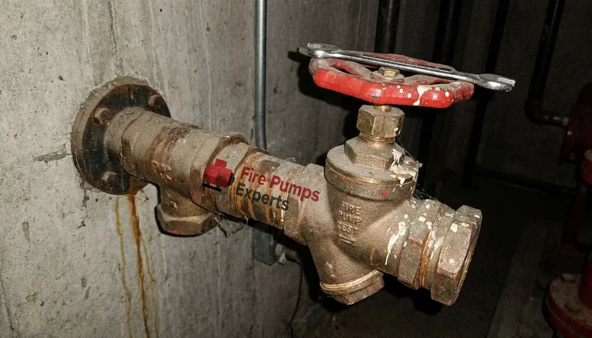 fire pump test header, hose valve, fire pump maintenance