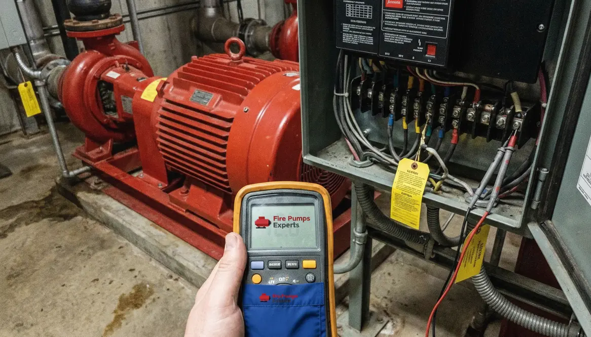 fire pump voltage drop